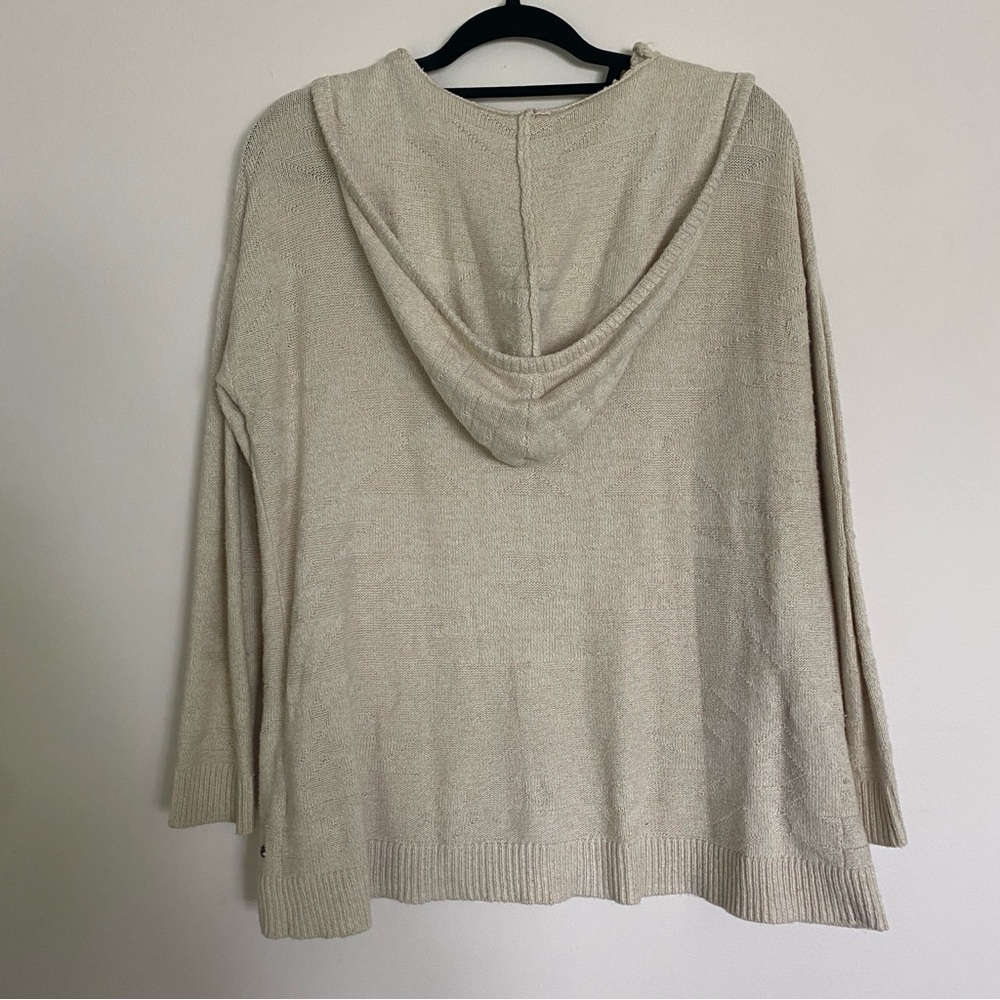 AE Cream Hooded Knit Sweater - Picture 2 of 7